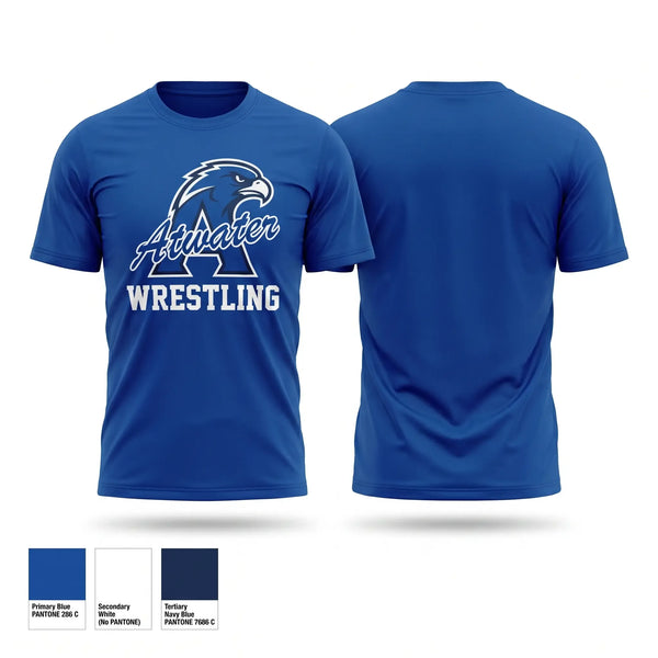 Short Sleeve Performance Shirt, Atwater Falcons, Wrestling, Teamtime, Team time, sublimation, custom sports apparel, team uniforms, spirit wear, spiritwear, sports uniforms, custom shirts, team store, custom team store, fundraiser sports, apparel fundraiser