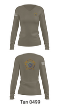 611 57631291 Women's Long Sleeve V-neck Shirt - 11