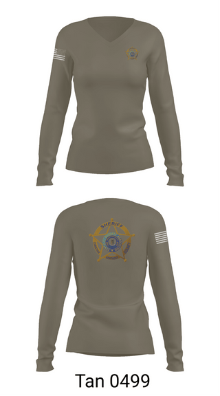 Womens Long Sleeve Vneck Shirt, 611, Police, Teamtime, Team time, sublimation, custom sports apparel, team uniforms, spirit wear, spiritwear, sports uniforms, custom shirts, team store, custom team store, fundraiser sports, apparel fundraiser