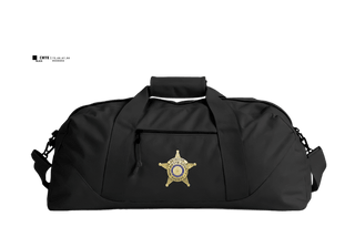 Duffle Bag, Marinette County Sheriff’s Office, Police, Teamtime, Team time, sublimation, custom sports apparel, team uniforms, spirit wear, spiritwear, sports uniforms, custom shirts, team store, custom team store, fundraiser sports, apparel fundraiser