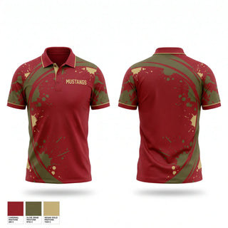 Short Sleeve Performance Polo, Mustangs, , Teamtime, Team time, sublimation, custom sports apparel, team uniforms, spirit wear, spiritwear, sports uniforms, custom shirts, team store, custom team store, fundraiser sports, apparel fundraiser