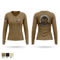 396 EN CO 37072494 Women's Long Sleeve V-neck Shirt - 1