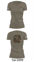 UUVRON THREE FCPOA 64658726 Women's Short Sleeve V-neck Shirt - 6