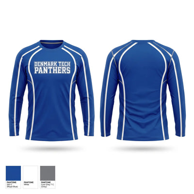 Denmark Tech Panthers Long Sleeve Performance Shirt 2