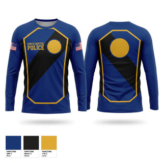 Long Sleeve Performance Shirt, State Capitol Police, Police, Teamtime, Team time, sublimation, custom sports apparel, team uniforms, spirit wear, spiritwear, sports uniforms, custom shirts, team store, custom team store, fundraiser sports, apparel fundraiser