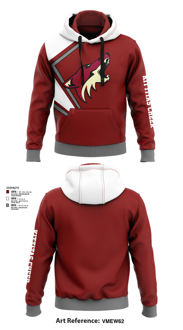 Hoodie, Kittitas Cheer, Cheer, Teamtime, Team time, sublimation, custom sports apparel, team uniforms, spirit wear, spiritwear, sports uniforms, custom shirts, team store, custom team store, fundraiser sports, apparel fundraiser
