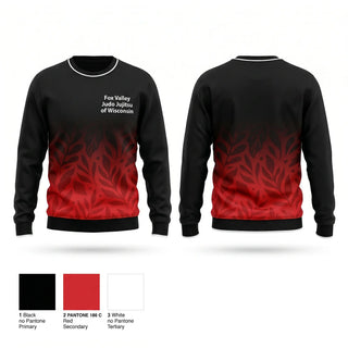 Crew Neck Sweatshirt, Fox Valley Judo & Jujitsu of Wisconsin, , Teamtime, Team time, sublimation, custom sports apparel, team uniforms, spirit wear, spiritwear, sports uniforms, custom shirts, team store, custom team store, fundraiser sports, apparel fundraiser