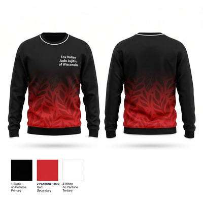 Fox Valley Judo & Jujitsu of Wisconsin 86951979 Crew Neck Sweatshirt - 2