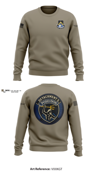 Crew Neck Sweatshirt, 24TH MDSB, Army, Teamtime, Team time, sublimation, custom sports apparel, team uniforms, spirit wear, spiritwear, sports uniforms, custom shirts, team store, custom team store, fundraiser sports, apparel fundraiser