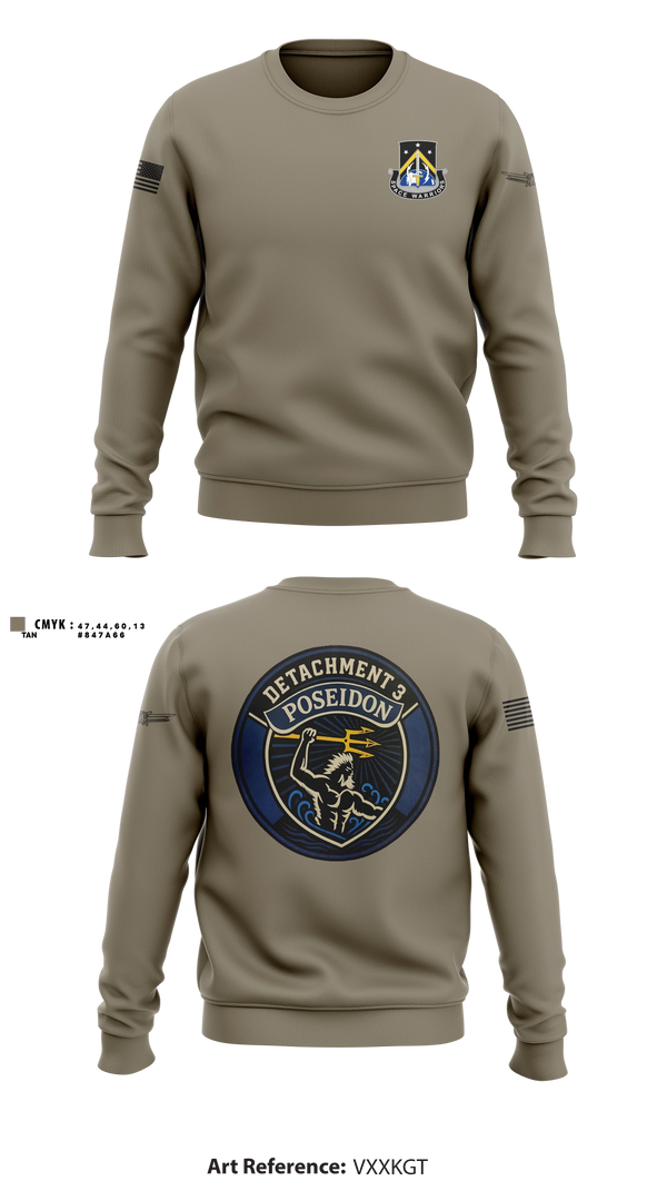 Crew Neck Sweatshirt, 24TH MDSB, Army, Teamtime, Team time, sublimation, custom sports apparel, team uniforms, spirit wear, spiritwear, sports uniforms, custom shirts, team store, custom team store, fundraiser sports, apparel fundraiser