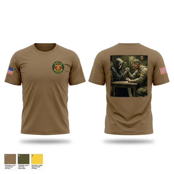 Old School Cotton Feel Shirt, 1980th FRSD, Army, Teamtime, Team time, sublimation, custom sports apparel, team uniforms, spirit wear, spiritwear, sports uniforms, custom shirts, team store, custom team store, fundraiser sports, apparel fundraiser