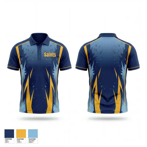 Short Sleeve Performance Polo, Saints, Women's Lacrosse, Teamtime, Team time, sublimation, custom sports apparel, team uniforms, spirit wear, spiritwear, sports uniforms, custom shirts, team store, custom team store, fundraiser sports, apparel fundraiser