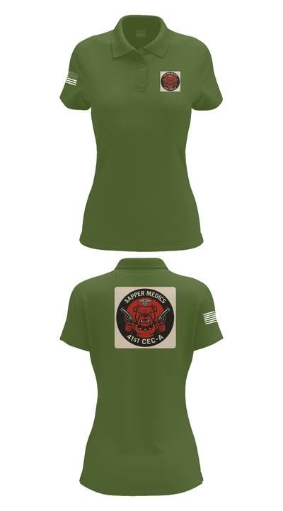 41 CEC-A 9986911 Women's Short Sleeve Performance Polo  - 55