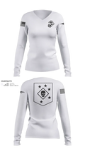 MARSOC 32789346 Women's Long Sleeve V-neck Shirt - 21