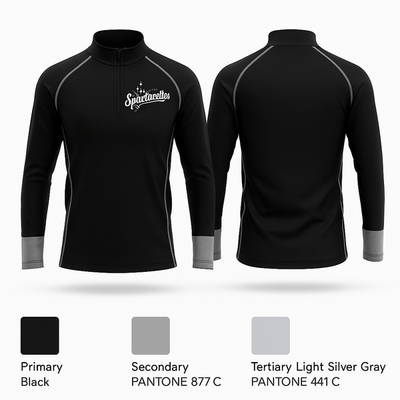 Shade Spartanettes (not cheer we are dance team) 16028703 Quarter Zip Jacket - 1