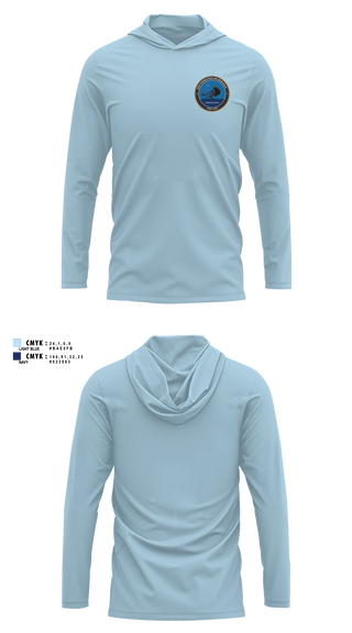 Long Sleeve Hooded Sun Shirt, PMA-230, , Teamtime, Team time, sublimation, custom sports apparel, team uniforms, spirit wear, spiritwear, sports uniforms, custom shirts, team store, custom team store, fundraiser sports, apparel fundraiser