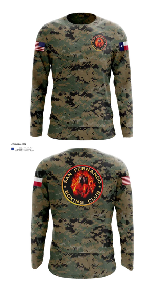 Long Sleeve Performance Shirt, San Fernando Boxing Club, Spirit Store, Teamtime, Team time, sublimation, custom sports apparel, team uniforms, spirit wear, spiritwear, sports uniforms, custom shirts, team store, custom team store, fundraiser sports, apparel fundraiser