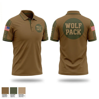 Short Sleeve Performance Polo, Wolf Pack, Air Force, Teamtime, Team time, sublimation, custom sports apparel, team uniforms, spirit wear, spiritwear, sports uniforms, custom shirts, team store, custom team store, fundraiser sports, apparel fundraiser