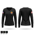 Timberline Fire LLC 35995934 Women's Long Sleeve V-neck Shirt - 2