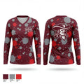 Orchard Park Quakers 29991896 Women's Long Sleeve V-neck Shirt - 1