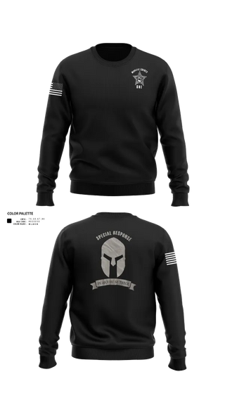 Crew Neck Sweatshirt, Special Response Team, , Teamtime, Team time, sublimation, custom sports apparel, team uniforms, spirit wear, spiritwear, sports uniforms, custom shirts, team store, custom team store, fundraiser sports, apparel fundraiser