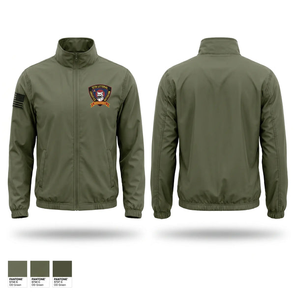 Windbreaker, 12TH LITTORAL LOGISTICS BATTALION, Marines, Teamtime, Team time, sublimation, custom sports apparel, team uniforms, spirit wear, spiritwear, sports uniforms, custom shirts, team store, custom team store, fundraiser sports, apparel fundraiser