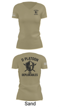 D Platoon 37319682 Women's Short Sleeve V-neck Shirt - 84
