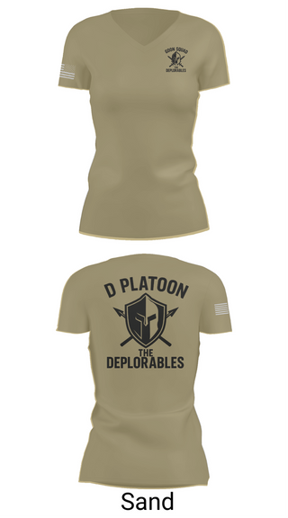Womens Short Sleeve Vneck Shirt, D Platoon, Police, Teamtime, Team time, sublimation, custom sports apparel, team uniforms, spirit wear, spiritwear, sports uniforms, custom shirts, team store, custom team store, fundraiser sports, apparel fundraiser
