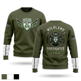 Crew Neck Sweatshirt, Wildland Security Group, , Teamtime, Team time, sublimation, custom sports apparel, team uniforms, spirit wear, spiritwear, sports uniforms, custom shirts, team store, custom team store, fundraiser sports, apparel fundraiser