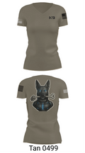 Willoughby K9 40647352 Women's Short Sleeve V-neck Shirt - 65