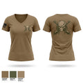 A Btry 1-206th FA Women's Short Sleeve V-neck Shirt - 1