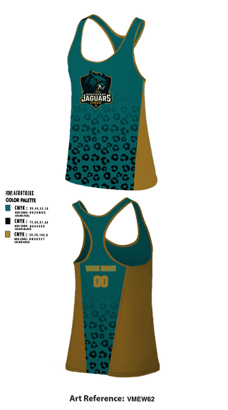 Womens Track Singlet, southeast Jaguars, , Teamtime, Team time, sublimation, custom sports apparel, team uniforms, spirit wear, spiritwear, sports uniforms, custom shirts, team store, custom team store, fundraiser sports, apparel fundraiser