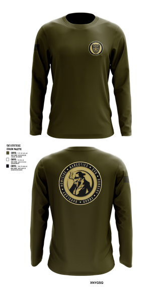 Long Sleeve Performance Shirt, Baker County Detective Division, Police, Teamtime, Team time, sublimation, custom sports apparel, team uniforms, spirit wear, spiritwear, sports uniforms, custom shirts, team store, custom team store, fundraiser sports, apparel fundraiser