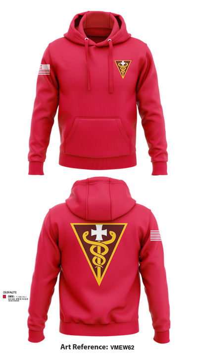 3D THEATER MEDICAL COMMAND 14799833 Hoodie - 103
