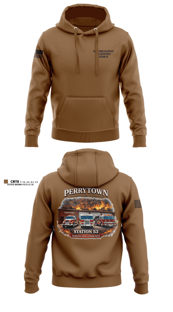 Hoodie, Perrytown Volunteer Fire Department, Fire Department, Teamtime, Team time, sublimation, custom sports apparel, team uniforms, spirit wear, spiritwear, sports uniforms, custom shirts, team store, custom team store, fundraiser sports, apparel fundraiser