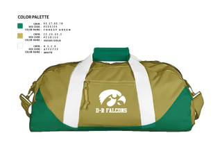 Duffle Bag, D-R Falcons, , Teamtime, Team time, sublimation, custom sports apparel, team uniforms, spirit wear, spiritwear, sports uniforms, custom shirts, team store, custom team store, fundraiser sports, apparel fundraiser