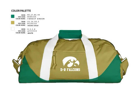 Duffle Bag, D-R Falcons, , Teamtime, Team time, sublimation, custom sports apparel, team uniforms, spirit wear, spiritwear, sports uniforms, custom shirts, team store, custom team store, fundraiser sports, apparel fundraiser