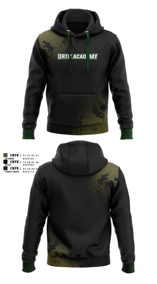 Hoodie, ORTIZ ACADEMY, , Teamtime, Team time, sublimation, custom sports apparel, team uniforms, spirit wear, spiritwear, sports uniforms, custom shirts, team store, custom team store, fundraiser sports, apparel fundraiser