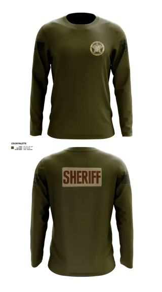 Long Sleeve Performance Shirt, Ellis County Sheriff’s Office, Police, Teamtime, Team time, sublimation, custom sports apparel, team uniforms, spirit wear, spiritwear, sports uniforms, custom shirts, team store, custom team store, fundraiser sports, apparel fundraiser