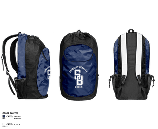 Gear Bag, Somerset Berkley, Cheer, Teamtime, Team time, sublimation, custom sports apparel, team uniforms, spirit wear, spiritwear, sports uniforms, custom shirts, team store, custom team store, fundraiser sports, apparel fundraiser