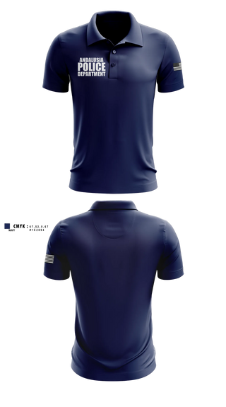Long Sleeve Performance Polo, Andalusia Police Department, Police, Teamtime, Team time, sublimation, custom sports apparel, team uniforms, spirit wear, spiritwear, sports uniforms, custom shirts, team store, custom team store, fundraiser sports, apparel fundraiser