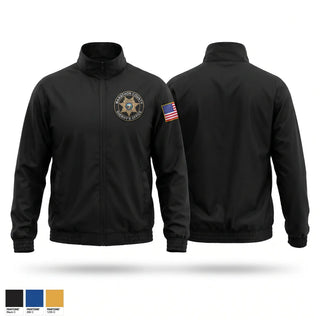 Windbreaker, Marathon County Sheriff, Police, Teamtime, Team time, sublimation, custom sports apparel, team uniforms, spirit wear, spiritwear, sports uniforms, custom shirts, team store, custom team store, fundraiser sports, apparel fundraiser