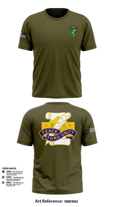 Bravo Company 1-210th 89821886 Old School Cotton Feel Shirt - 1