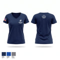 Med 10 Women's Short Sleeve V-neck Shirt - 1