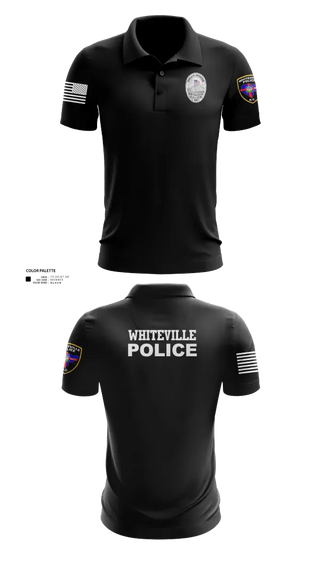 Short Sleeve Performance Polo, Whiteville Police Department, Police, Teamtime, Team time, sublimation, custom sports apparel, team uniforms, spirit wear, spiritwear, sports uniforms, custom shirts, team store, custom team store, fundraiser sports, apparel fundraiser