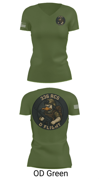 Womens Short Sleeve Vneck Shirt, 336 RCS D Flight, , Teamtime, Team time, sublimation, custom sports apparel, team uniforms, spirit wear, spiritwear, sports uniforms, custom shirts, team store, custom team store, fundraiser sports, apparel fundraiser