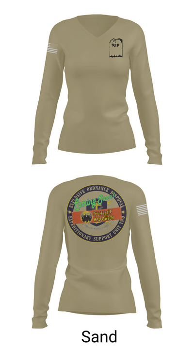 Eodesu 2 85860324 Women's Long Sleeve V-neck Shirt - 92
