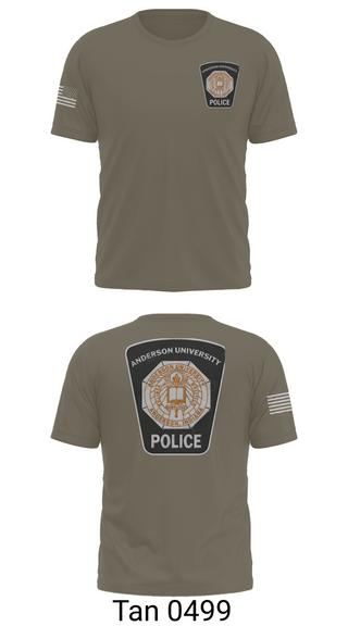 Old School Cotton Feel Shirt, Anderson University Police, Police, Teamtime, Team time, sublimation, custom sports apparel, team uniforms, spirit wear, spiritwear, sports uniforms, custom shirts, team store, custom team store, fundraiser sports, apparel fundraiser