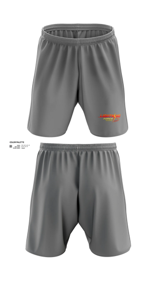 Athletic Shorts With Pockets, Lightning Force Athletics, Track & Field, Teamtime, Team time, sublimation, custom sports apparel, team uniforms, spirit wear, spiritwear, sports uniforms, custom shirts, team store, custom team store, fundraiser sports, apparel fundraiser