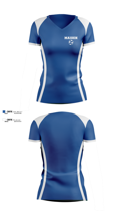 Maiden Athletics Women's Short Sleeve V-neck Shirt - 8